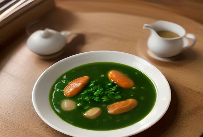 Pork Liver and Spinach Soup (猪肝菠菜汤) — Chinese recipe