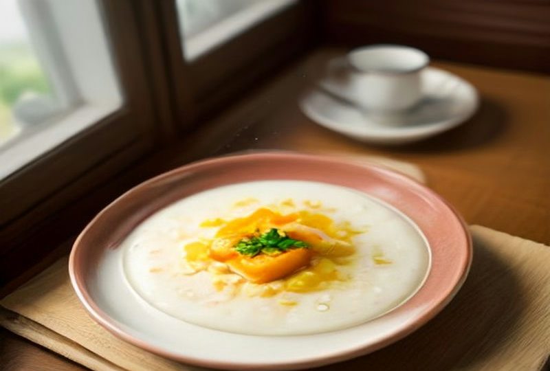 Salmon Ginger Congee (三文鱼姜丝粥) — Chinese recipe