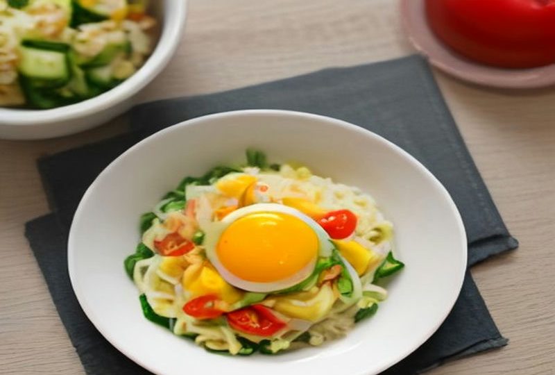 Egg, Tomato & Zucchini Stir-Fry (番茄西葫芦炒蛋) — Chinese recipe