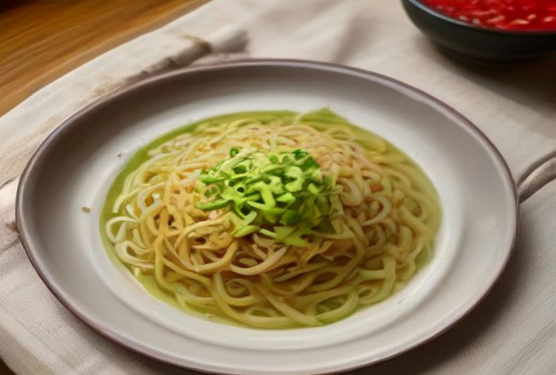 Quick Garlic Scallion Noodles (葱油拌面) — Chinese recipe