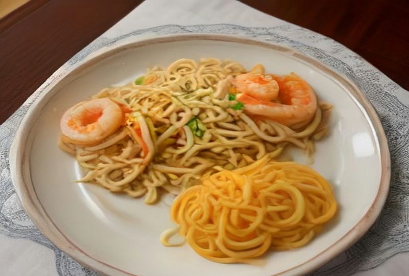 Shrimp Lo Mein (虾仁捞面) — Chinese recipe
