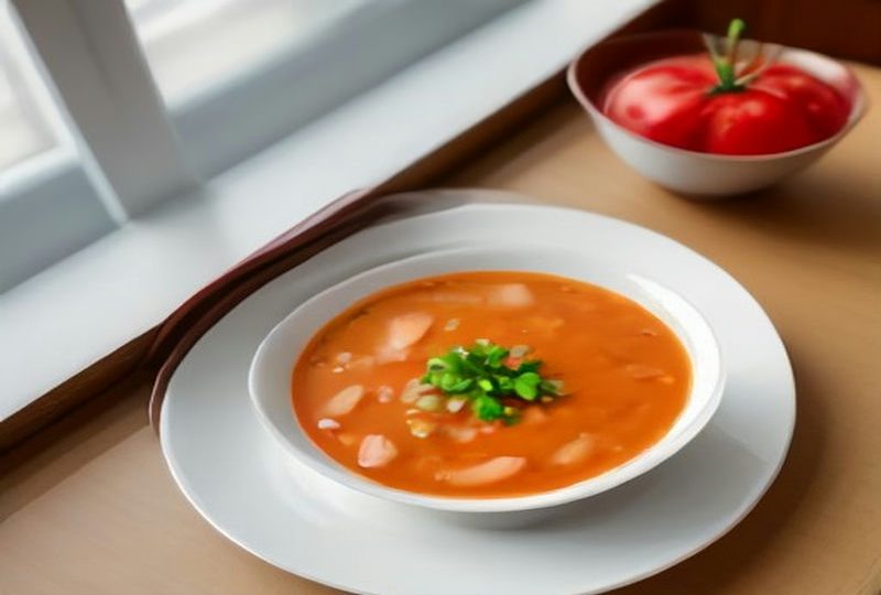 Tomato & Mushroom Soup (Vegetarian) (番茄蘑菇素汤) — Chinese recipe